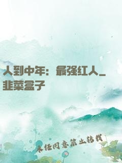 人到中年：最强红人
