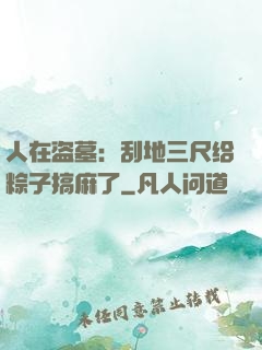 人在盗墓：刮地三尺给粽子搞麻了