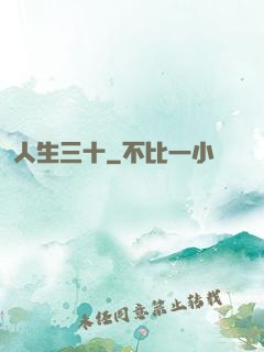 人生三十