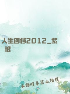 人生回档2012