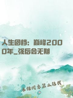 人生回档：巅峰2000年