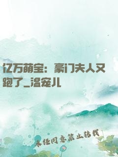 亿万萌宝：豪门夫人又跑了