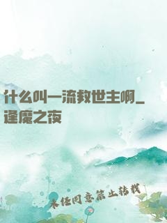 什么叫一流救世主啊