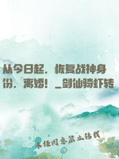 从今日起，恢复战神身份，离婚！