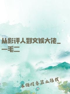 从影评人到文娱大佬