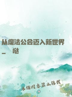 从魔法公会迈入新世界