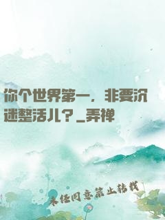 你个世界第一，非要沉迷整活儿？