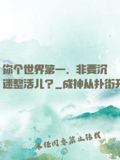 你个世界第一，非要沉迷整活儿？