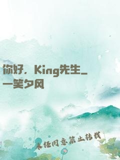 你好，King先生