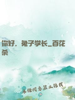 你好，兔子学长