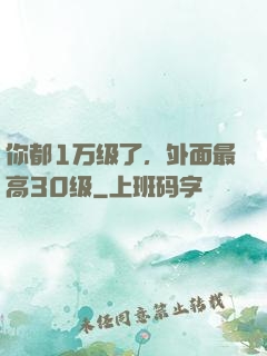 你都1万级了，外面最高30级