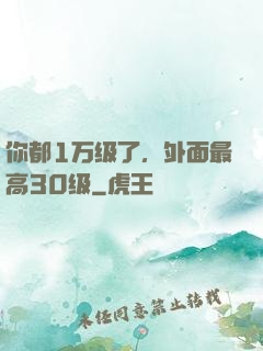 你都1万级了，外面最高30级