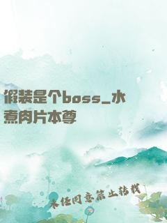 假装是个boss