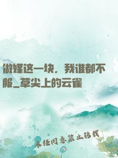 做媒这一块，我谁都不服