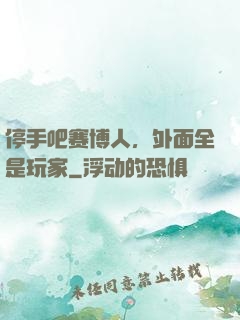 停手吧赛博人，外面全是玩家