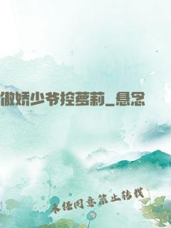 傲娇少爷控萝莉
