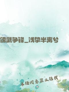 儒武争锋