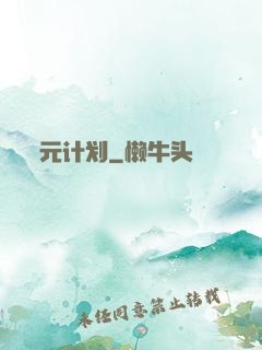 元计划