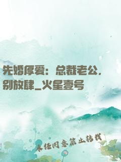 先婚厚爱：总裁老公，别放肆