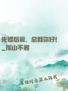 先婚后爱，总裁你好！