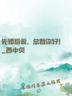 先婚后爱，总裁你好！