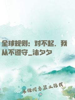 全球规则：对不起，我从不遵守
