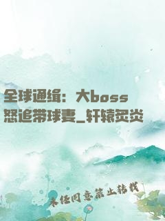 全球通缉：大boss怒追带球妻