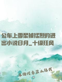 公车上雪柔被猛烈的进出小说日月