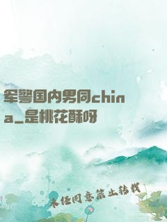 军警国内男同china