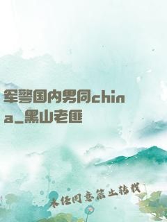 军警国内男同china