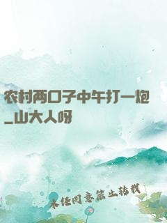 农村两口子中午打一炮