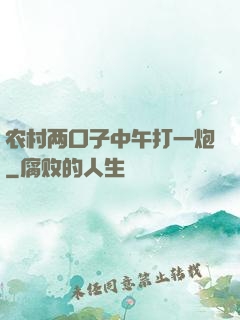 农村两口子中午打一炮