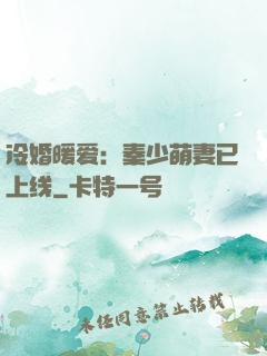 冷婚暖爱：秦少萌妻已上线