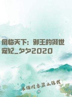 凤临天下：邪王的倾世宠妃