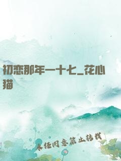 初恋那年一十七