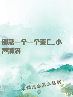别急一个一个来C