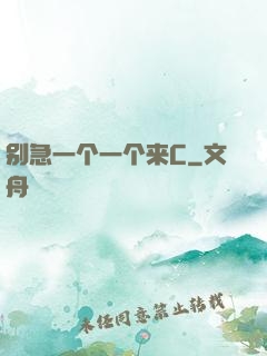 别急一个一个来C
