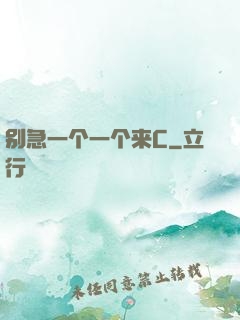 别急一个一个来C