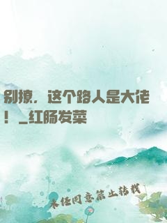 别撩，这个路人是大佬！