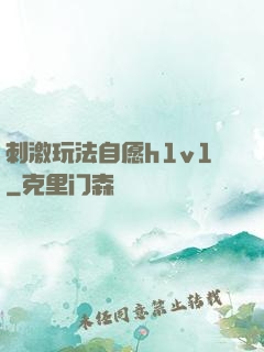 刺激玩法自愿h1v1