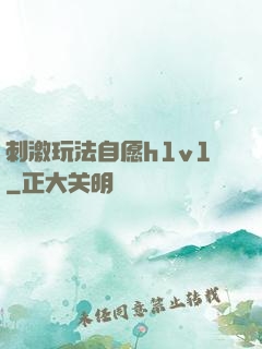 刺激玩法自愿h1v1