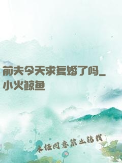 前夫今天求复婚了吗