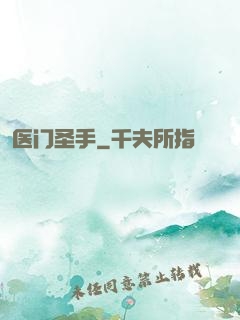 医门圣手