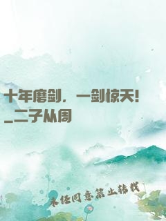 十年磨剑，一剑惊天！