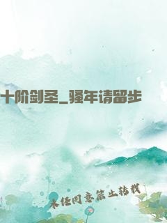 十阶剑圣