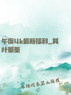 午夜4k最新福利