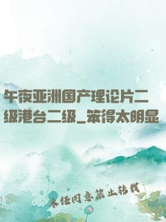 午夜亚洲国产理论片二级港台二级