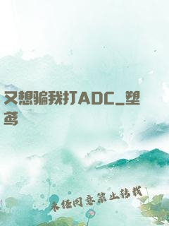 又想骗我打ADC