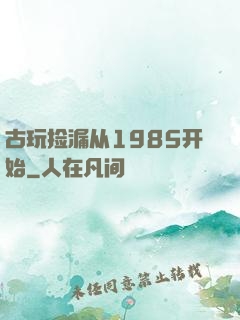 古玩捡漏从1985开始