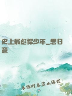 史上最彪悍少年